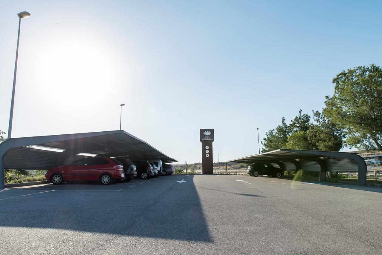 Hotel Venta Banos Campos del Río Exteriör bild