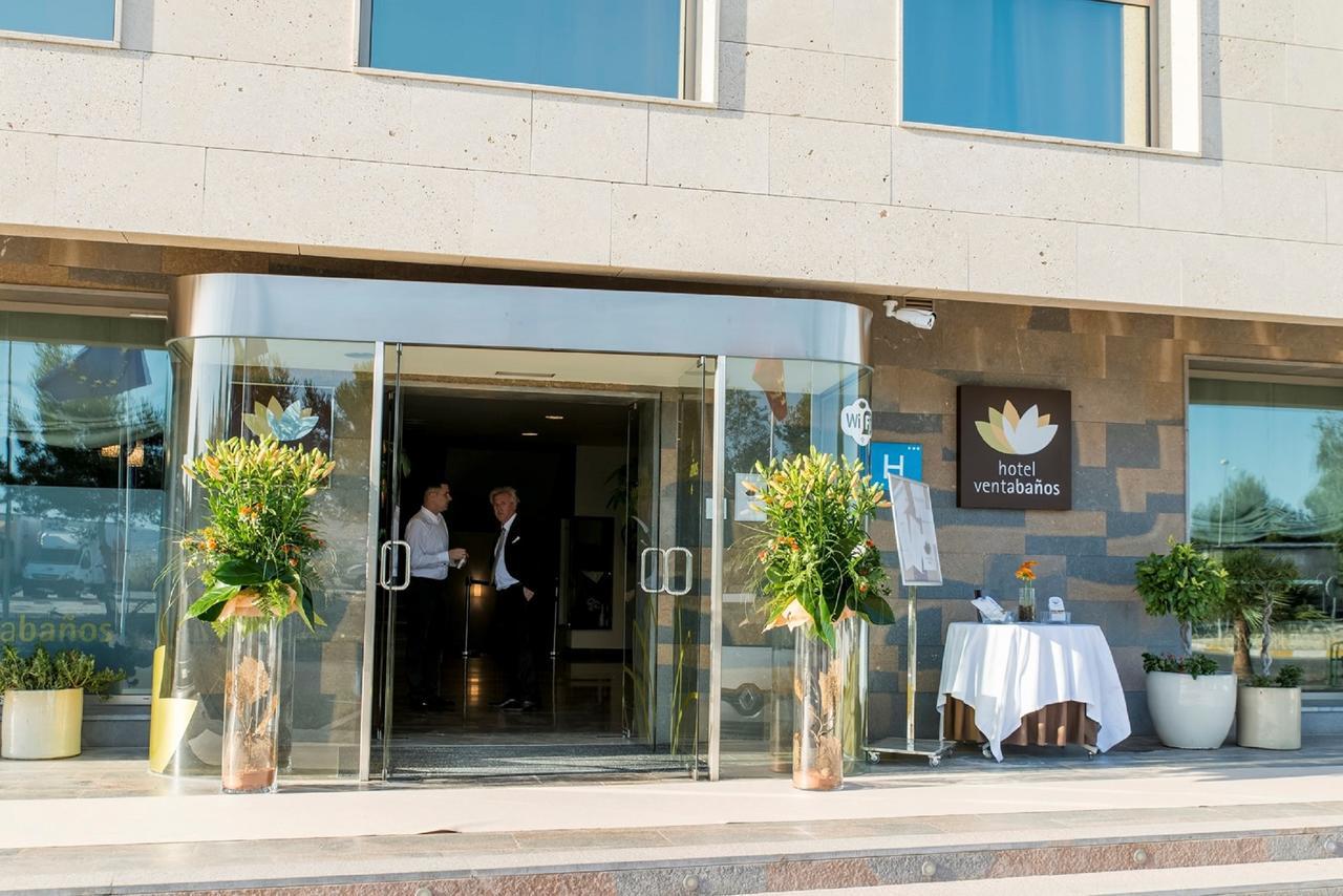 Hotel Venta Banos Campos del Río Exteriör bild
